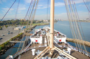 Fototapeta premium Queen Mary in Long Beach, California, USA