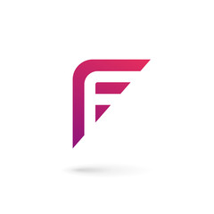 Letter F logo icon design template elements