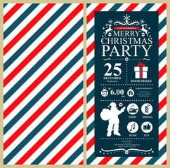 Christmas Party Invitation Card