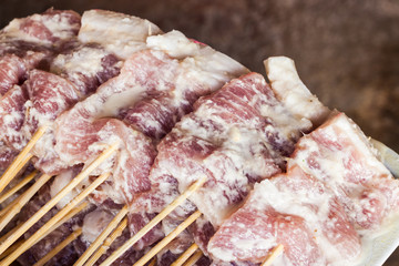 Marinated pork
