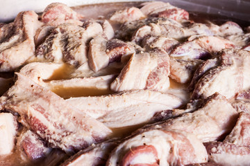 Marinated pork