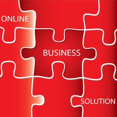 Fototapeta premium Online Business Solution