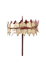 Antique tiered isolated on white background