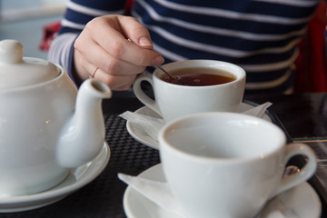 conversation over  cup of tea