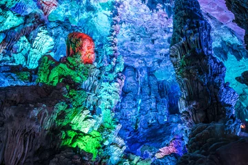 Foto op Plexiglas Reed flute cave in Guilin Guangxi China © jimmyan8511