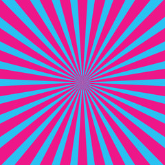 popular blue and pink ray background vintage vector