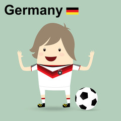 germany national football team, businessman happy is playing soc