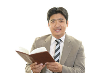 笑顔のビジネスマン