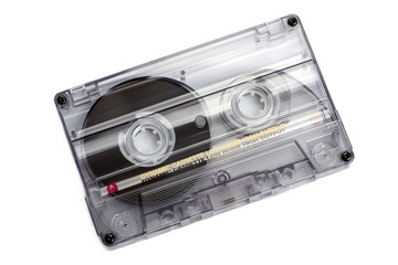 Obraz premium close up of vintage audio tape cassette