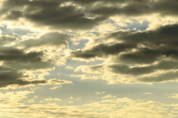 Obraz premium Overcast sky background