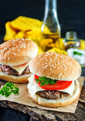 cheeseburgers
