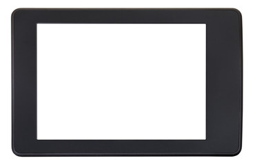 front view of book reader with cut out screen