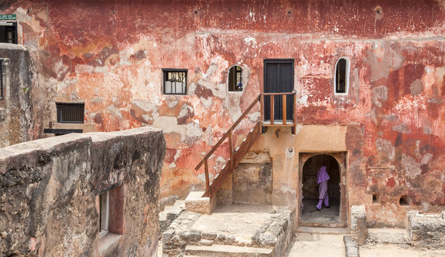 Ruins of the historical Fort Jesus Mombasa, Kenya