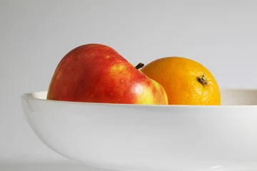 Tragetasche Apfel und Orange © Hennie36