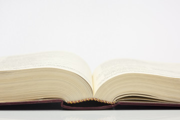 An open book on a surface