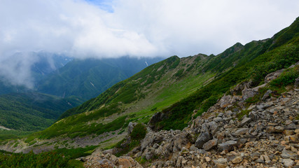 Obraz premium Mt.Senjo in the Southern Japan Alps, Nagano and Yamanashi, Japan