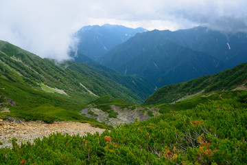 Mt.Senjo in the Southern Japan Alps, Nagano and Yamanashi, Japan