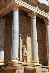 Roman Theatre of Merida, Badajoz province, Spain