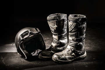 Naklejka premium Equipement motard