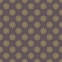 Floral Seamless  Pattern. Orient Abstract Background