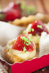 Strawberry delicious dessert