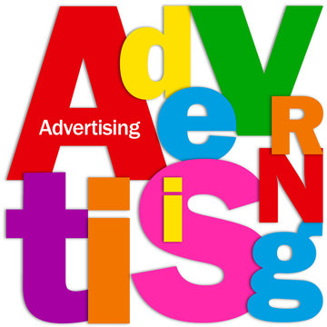 ADVERTISING Letter Collage (marketing publicity products prices)