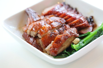 BBQ duck and pork
