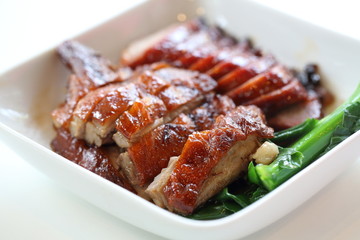 BBQ duck and pork