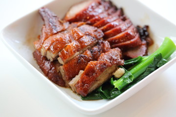 BBQ duck and pork