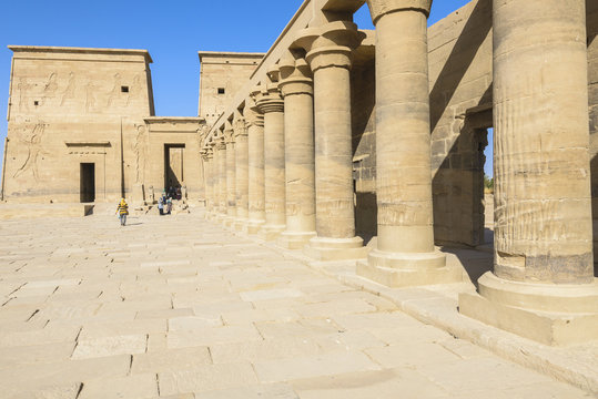 The temple of Isis from Philae,  Aswan (Egypt)