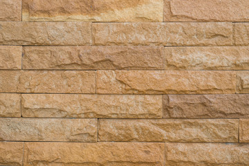 Background of stone wall made with blocks