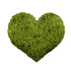 Poster Groen hart - liefde voor de natuur © emieldelange