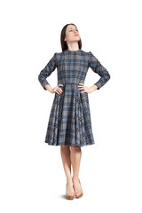 portrait of  serious woman