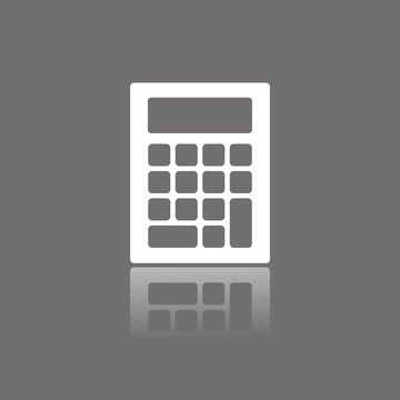Icono calculadora FO reflejo