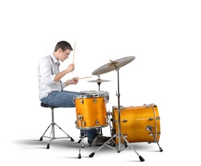 Fototapeta premium Drummer
