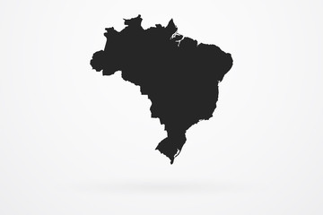 Brazil Country Vector Map