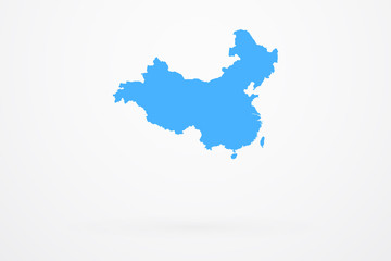 China Country Vector Map