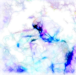 Abstract Blue fractal background