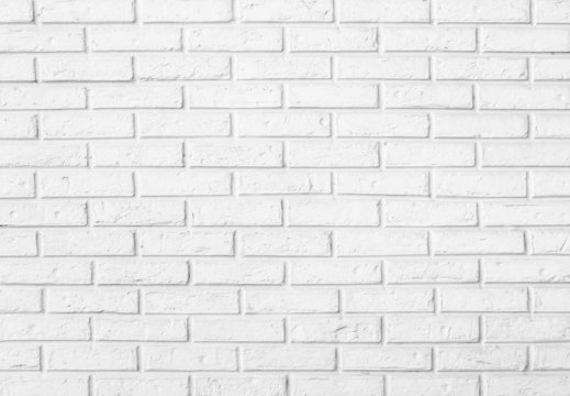 white brick wall pattern background