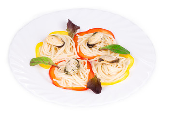 Tasty italian pasta