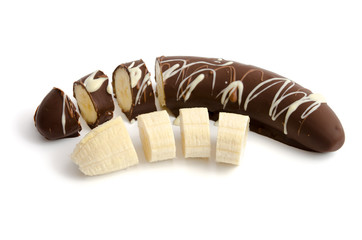 Schokolierte Banane
