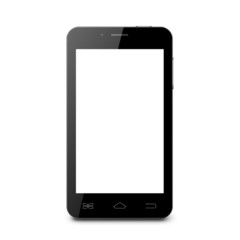 Mobile phone with blank screen