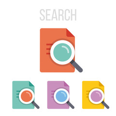 Vector search icons
