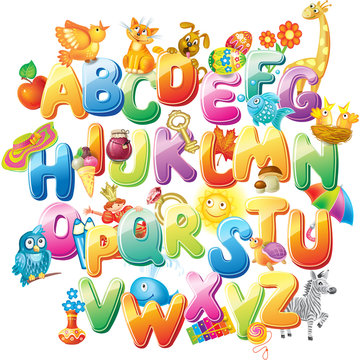 Alphabet for kids with pictures
