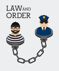Law design, vector illustration.