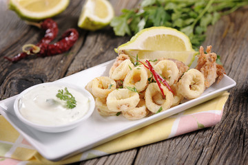 Traditional Fried Calamari