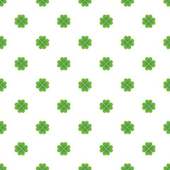 Seamless Saint Patricks day clover background.