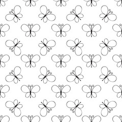 Seamless butterfly pattern