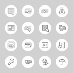 Finance and Banking icons