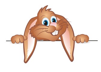Obraz premium witziger Osterhase